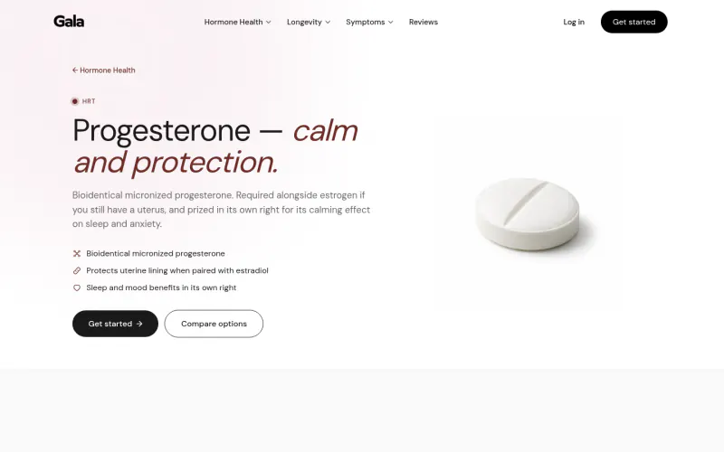 Gala Health website screenshot