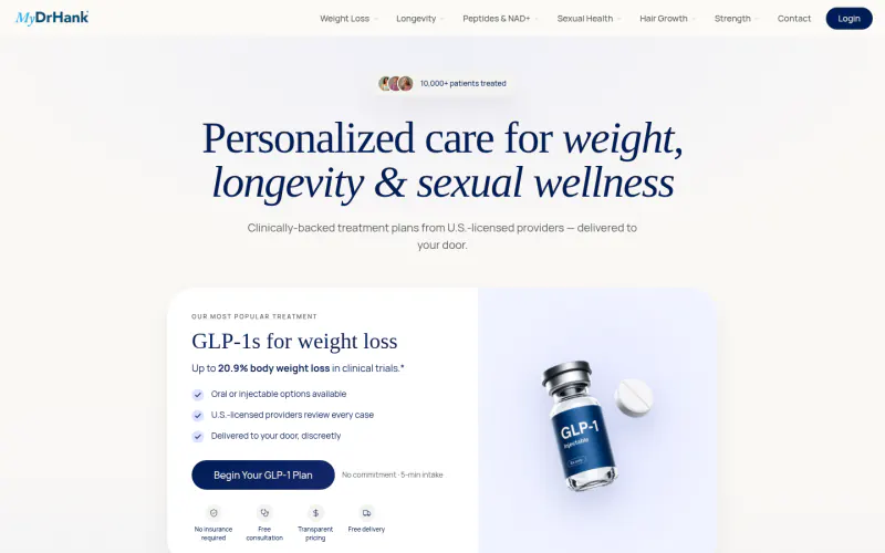 MyDrHank homepage