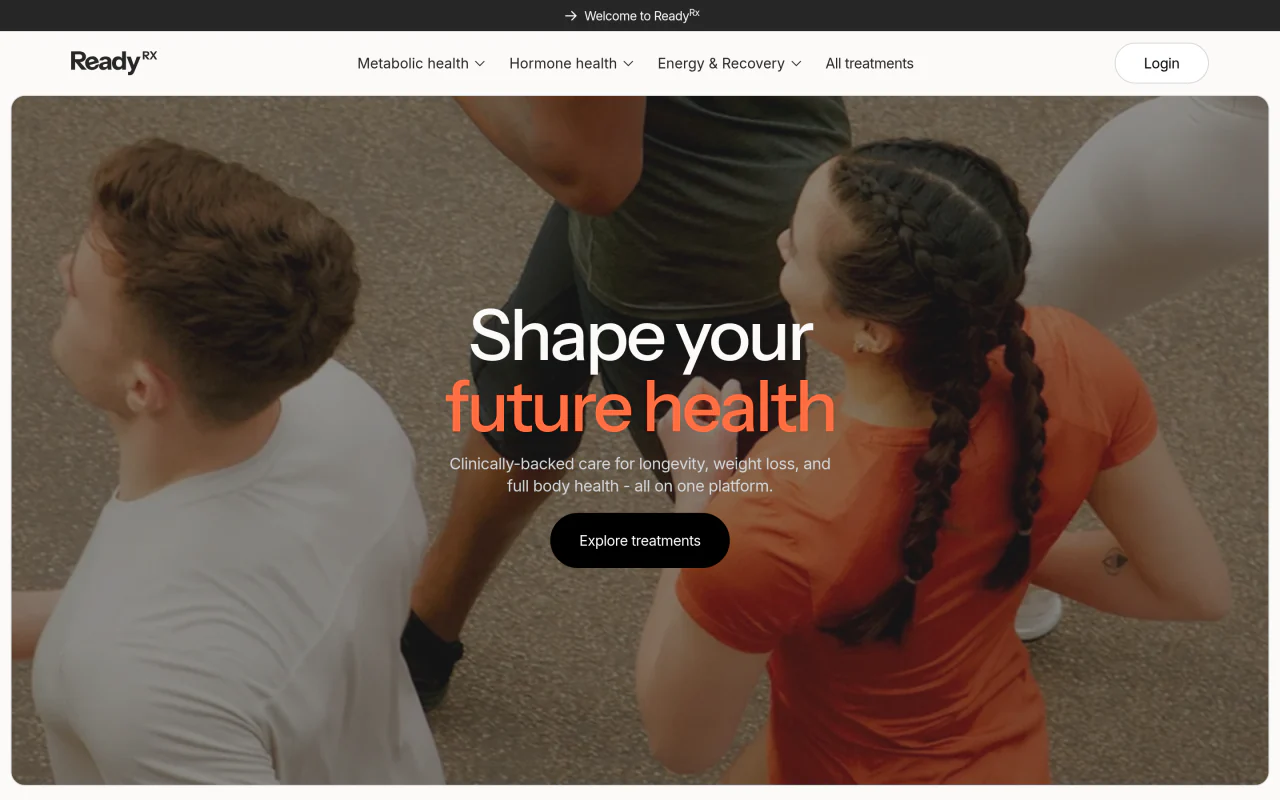 ReadyRx homepage