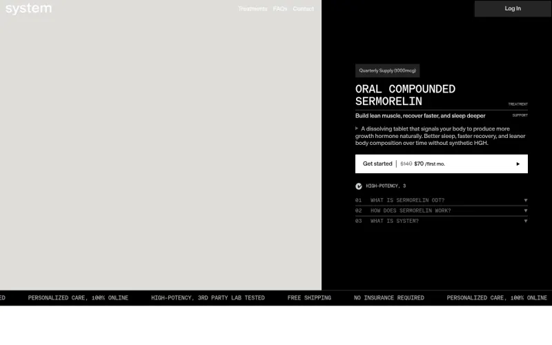 System Labs website screenshot