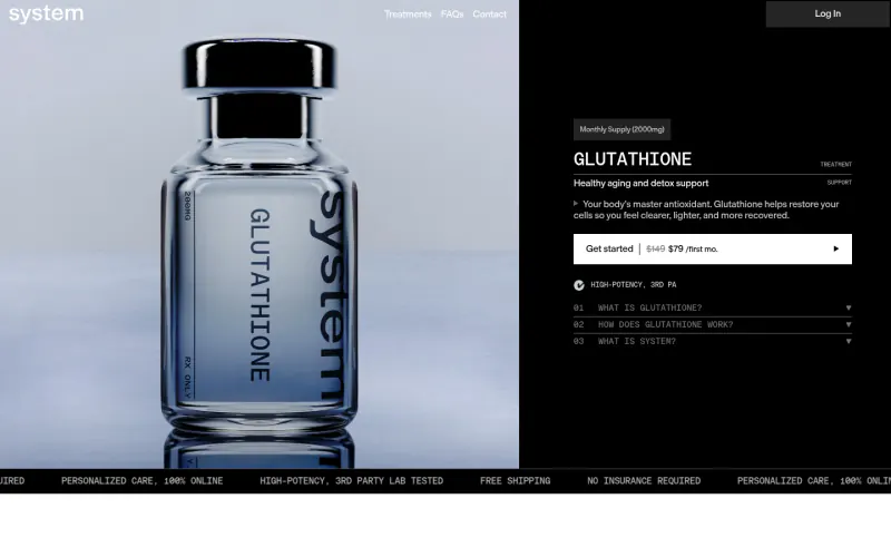 System Labs website screenshot